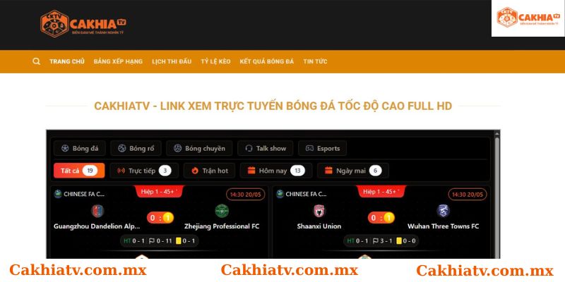 CakhiaTV – Nơi sống trọn cùng El Clásico