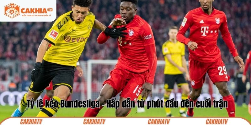 Bundesliga – Hấp dẫn từ phút đầu đến cuối trận